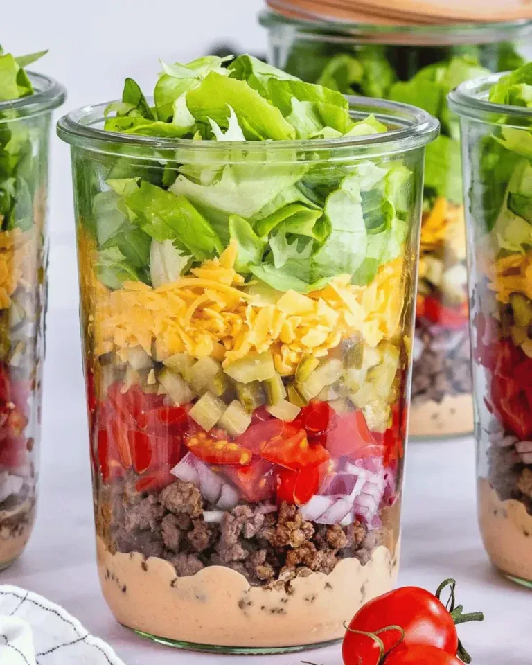 Salada no pote